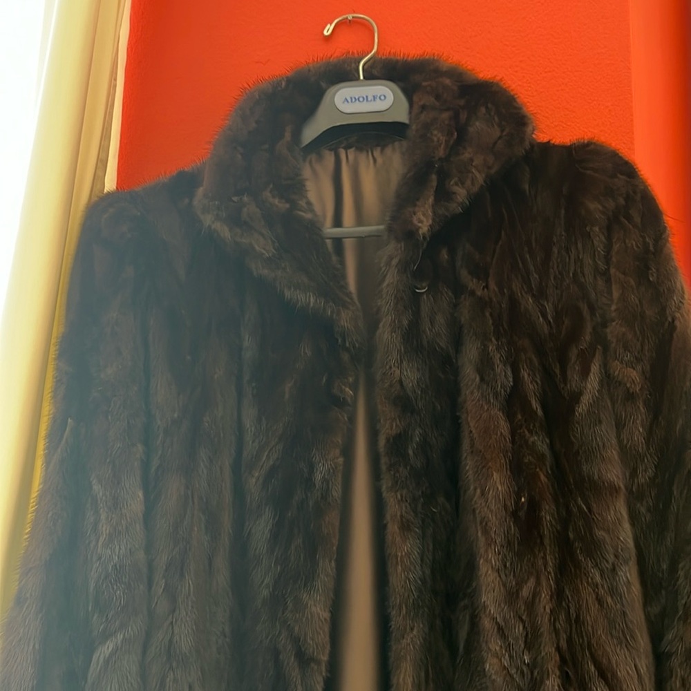 Vintage beautiful mink black